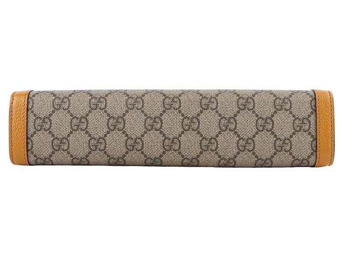 Gucci Clutch GG Supreme Kai Collaboration Edizione Limitata Arancione - vista 6
