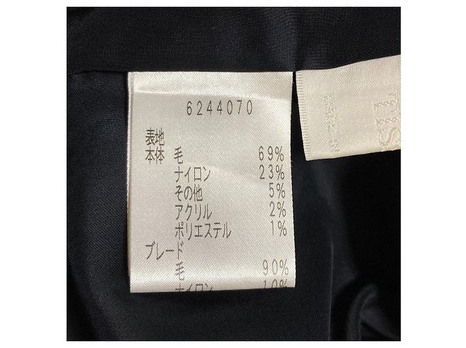Autre Marque Falda de tweed en tejido italiano Rene TISSUE Negro - vista 7