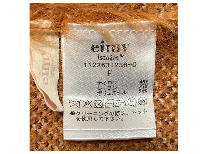 Autre Marque Eimy Istoire Karo-Strickkleid Braun Weiß - Ansicht 5