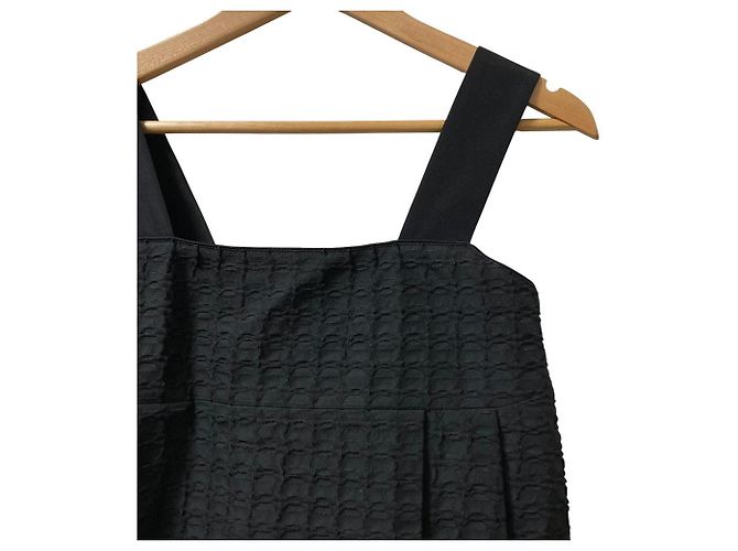 Autre Marque Drawer Puff Jacquard Camisole Schwarz - Ansicht 2