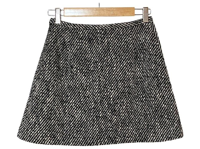 Falda de tweed LANVIN en Bleu Negro - vista 2