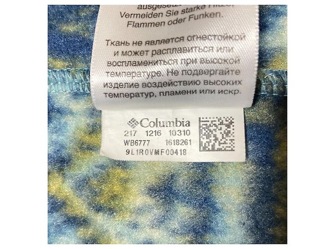Autre Marque Chaqueta de forro polar Columbia Azul Multicolor - vista 8
