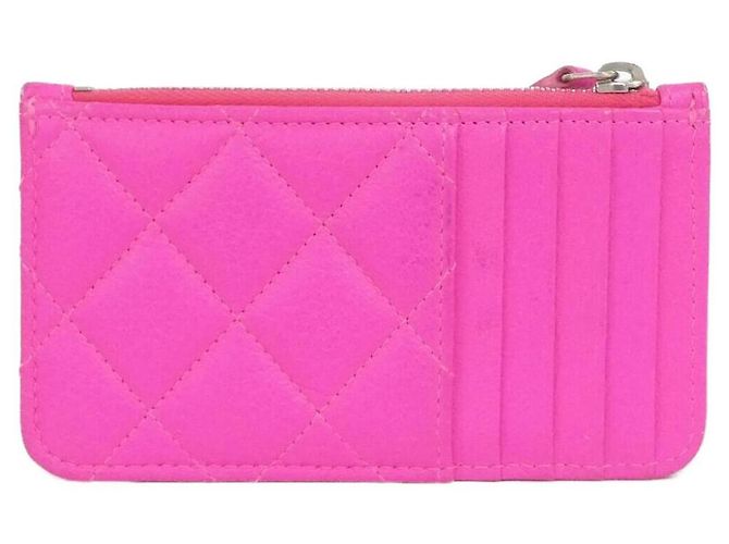 Chanel AP0624 Kartenetui aus Ziegenleder Pink - Ansicht 2
