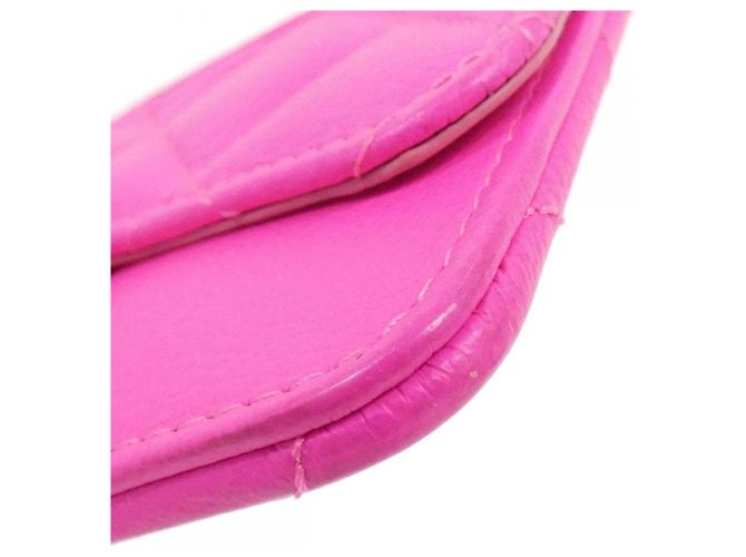 Chanel AP0624 Kartenetui aus Ziegenleder Pink - Ansicht 3