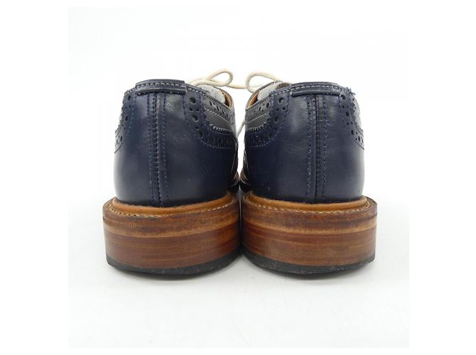 Autre Marque Tricker's Lederschuhe Braun Weiß Rot Marineblau - Ansicht 5