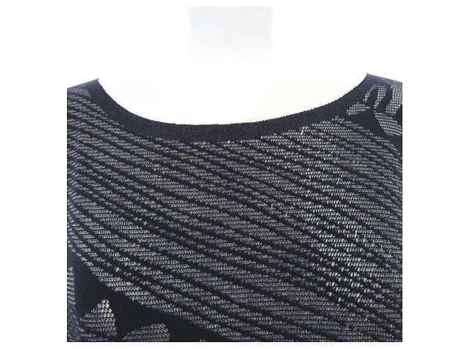 Autre Marque Vestido Pleats Please A-POC Negro Blanco - vista 5