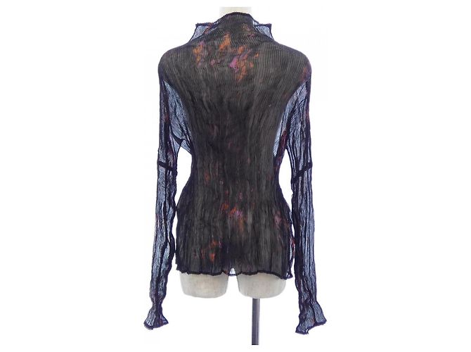 Top Issey Miyake IM34FJ214 Negro Rosa Naranja - vista 2