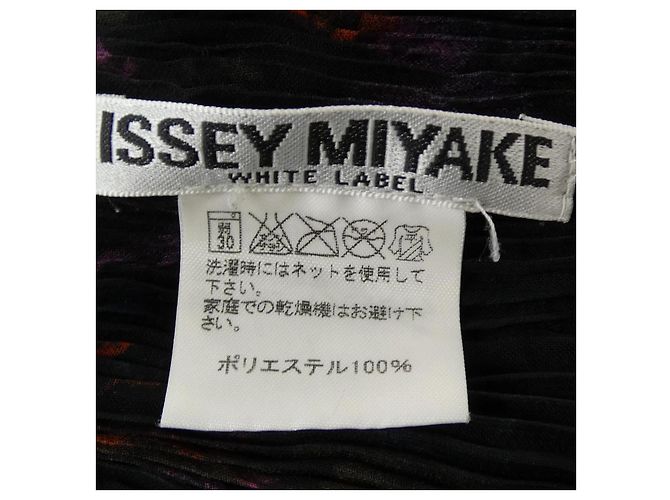 Top Issey Miyake IM34FJ214 Negro Rosa Naranja - vista 3