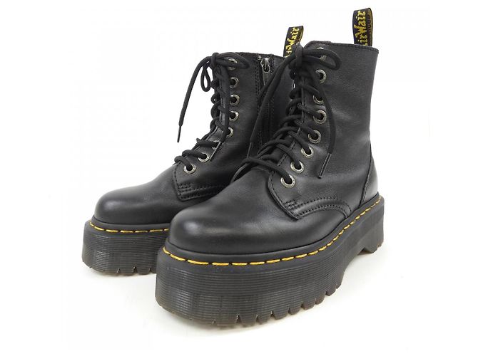 Autre Marque Stivali Dr. Martens Nero - vista 3