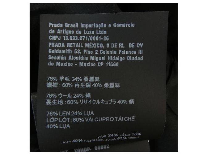 Vestido de punto Prada Negro - vista 3