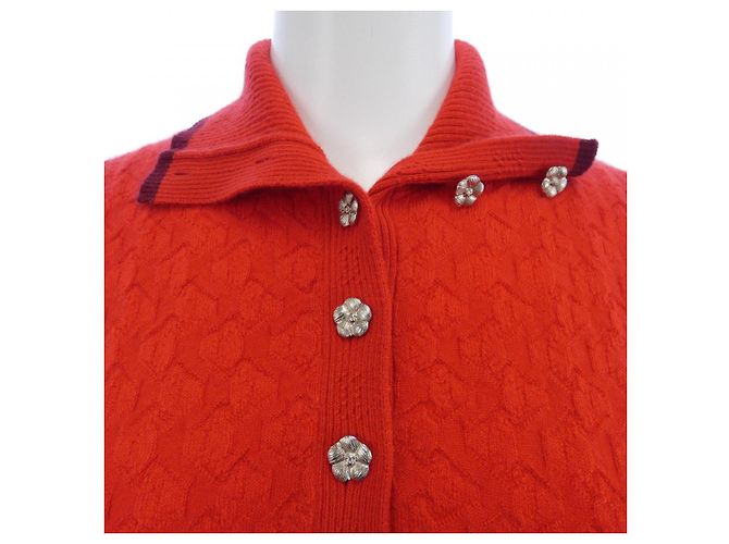 Chanel LOOK60 Punto de cachemira Roja - vista 6