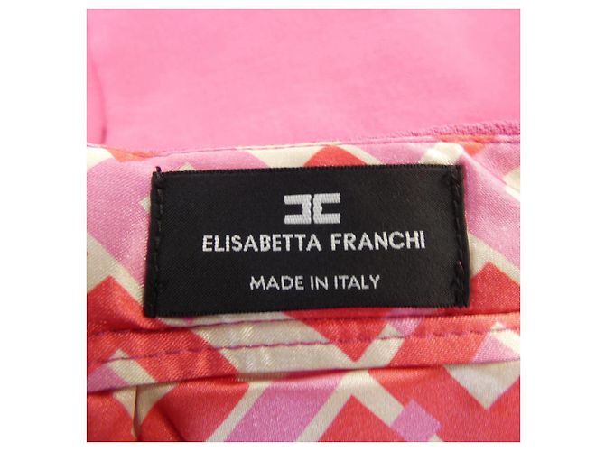 Autre Marque Falda ELISABETTA FRANCHI Rosa - vista 5