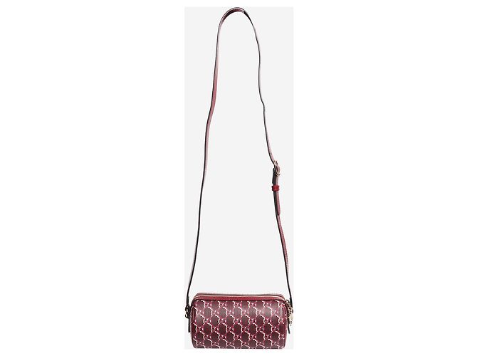 Gucci Borsa GG Shadow Monogram bordeaux Bordò - vista 2
