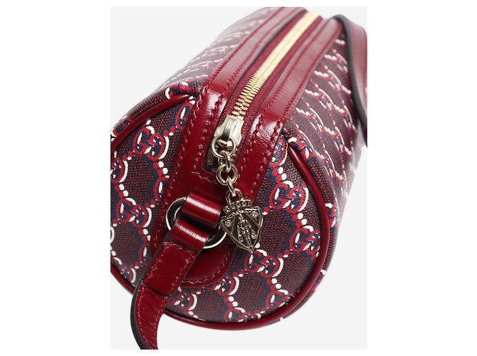 Gucci Borsa GG Shadow Monogram bordeaux Bordò - vista 4