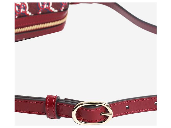 Gucci Borsa GG Shadow Monogram bordeaux Bordò - vista 6