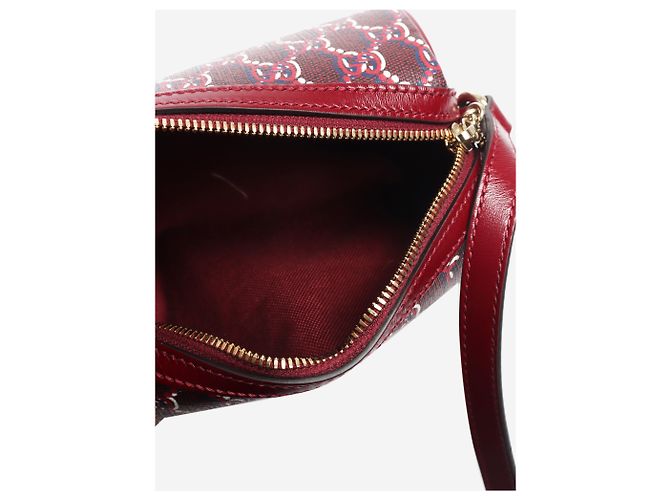 Gucci Borsa GG Shadow Monogram bordeaux Bordò - vista 7