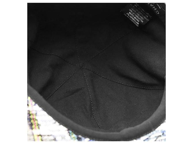CHANEL Tweed-Cap Blau Mehrfarben - Ansicht 15