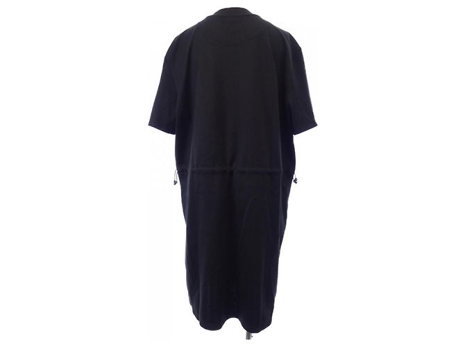 Hermès Hermes Seidenmischung Kleid Schwarz - Ansicht 2