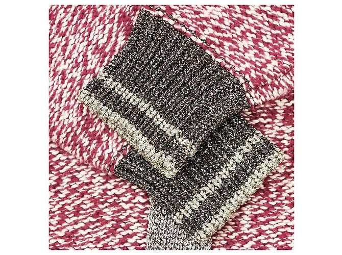 Cardigã longo de lã, nylon e rayon RED VALENTINO Marrom - vista 6