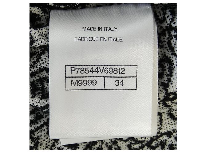 Chanel LOOK8 Kleid Schwarz Weiß - Ansicht 4