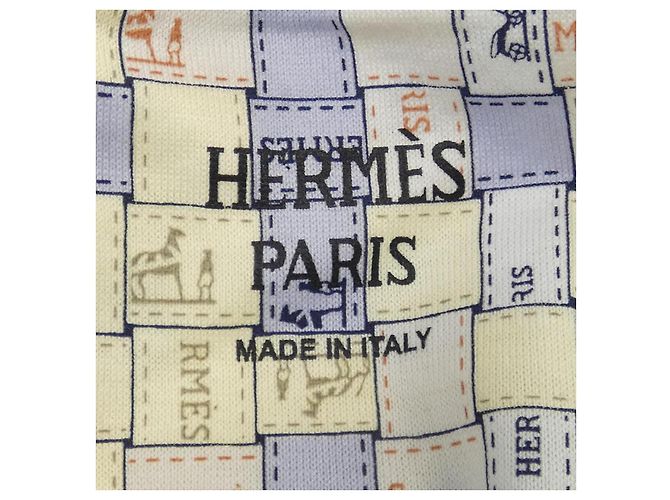 Hermès Hermes Kleid 5E4524DK Braun Gelb - Ansicht 4