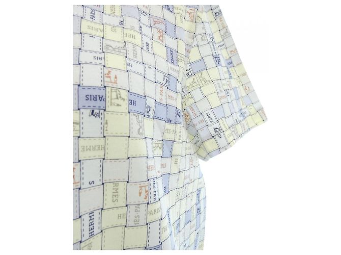 Hermès Hermes Kleid 5E4524DK Braun Gelb - Ansicht 6