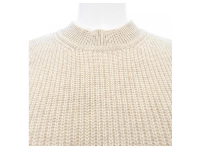 Hermès Hermes Cashmere Kleid 3H2500D1 Beige - Ansicht 5
