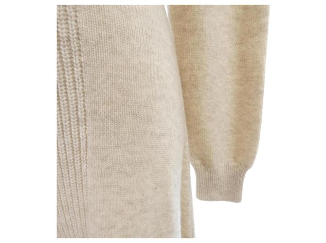 Hermès Hermes Cashmere Kleid 3H2500D1 Beige - Ansicht 6