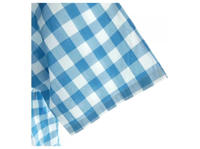 Camicia a maniche corte in cotone Prada Bianco - vista 6