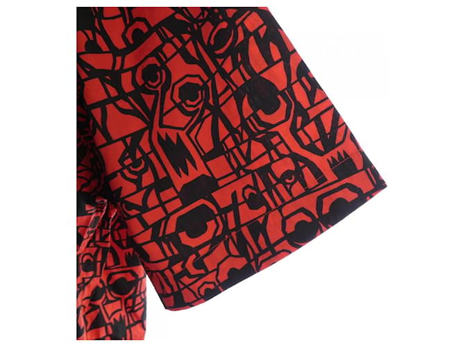 Camisa de algodão Givenchy Preto Vermelho - vista 6