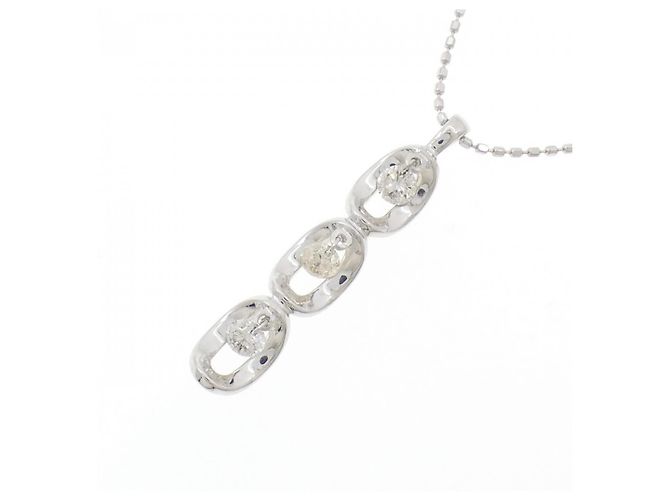 Autre Marque Collana con diamante Au750 Argento - vista 3