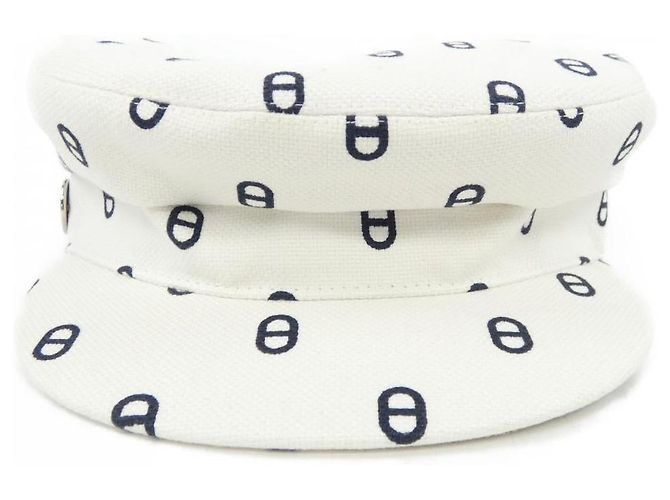 Hermès CHAINE D'ANCRE Toilè H Cap Bianco - vista 2