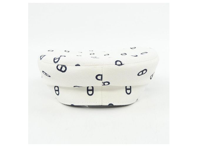 Hermès CHAINE D'ANCRE Toilè H Cap Bianco - vista 4