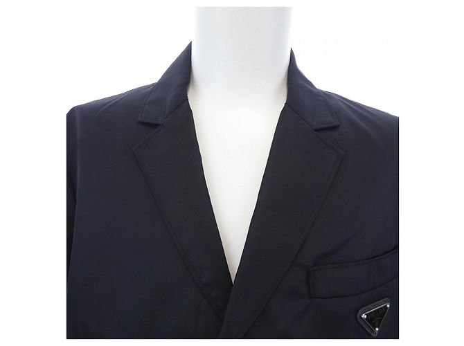 Cappotto Prada Re Nylon Nero - vista 4