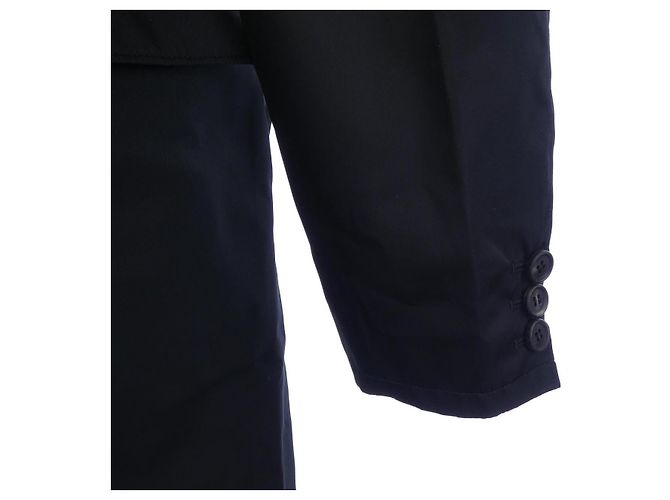 Cappotto Prada Re Nylon Nero - vista 5