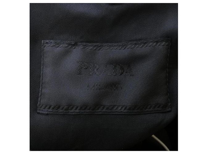 Cappotto Prada Re Nylon Nero - vista 6