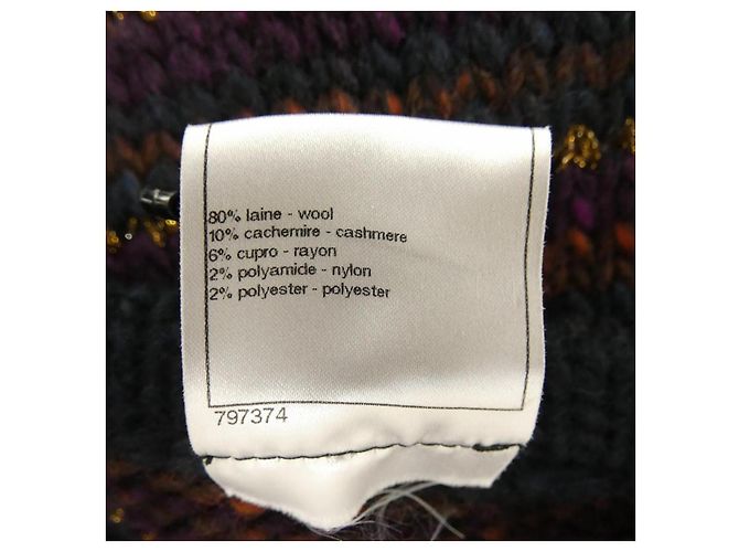 Chanel Kleid aus Kaschmirmischung Blau - Ansicht 3