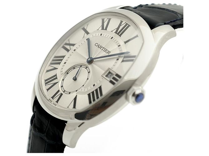Cartier Reloj Drive Large para hombre en acero Azul - vista 10