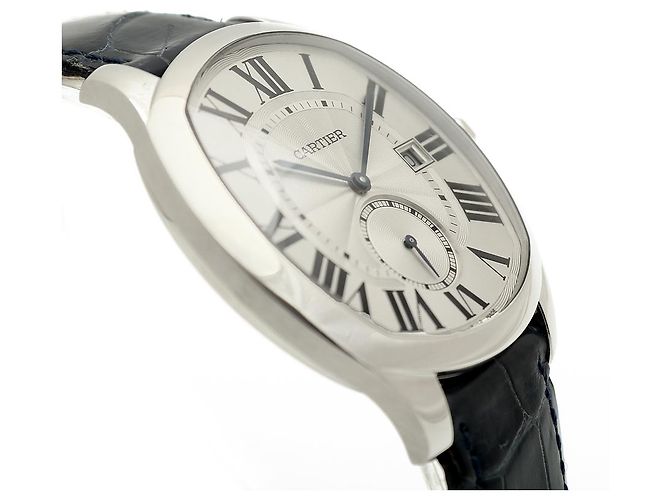 Cartier Reloj Drive Large para hombre en acero Azul - vista 11