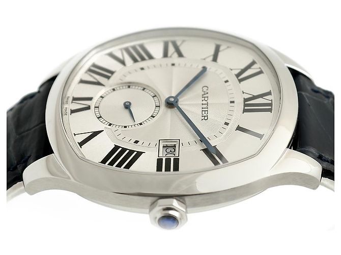 Cartier Reloj Drive Large para hombre en acero Azul - vista 12