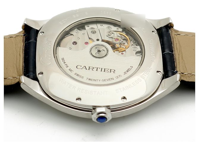 Cartier Reloj Drive Large para hombre en acero Azul - vista 13