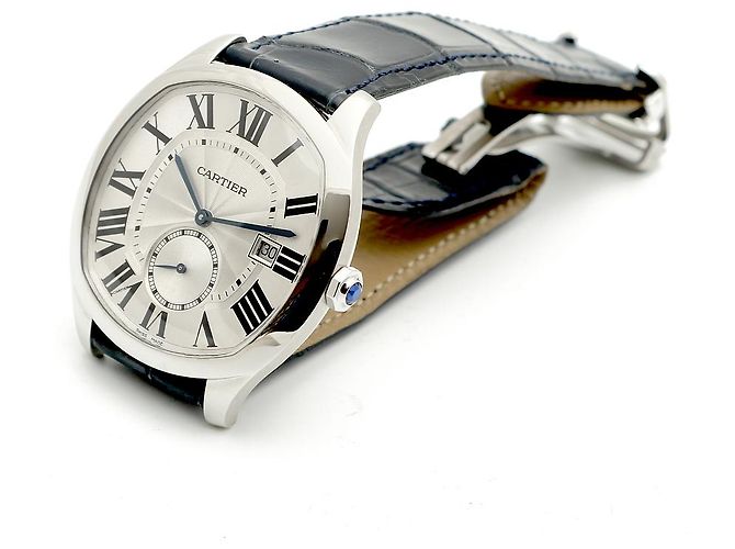 Cartier Reloj Drive Large para hombre en acero Azul - vista 14