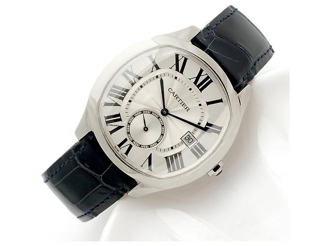 Cartier Reloj Drive Large para hombre en acero Azul - vista 19