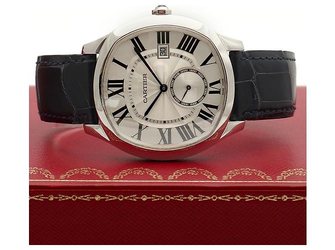 Cartier Reloj Drive Large para hombre en acero Azul - vista 24