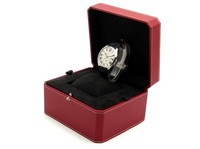 Cartier Reloj Drive Large para hombre en acero Azul - vista 25