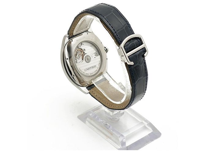Cartier Reloj Drive Large para hombre en acero Azul - vista 6