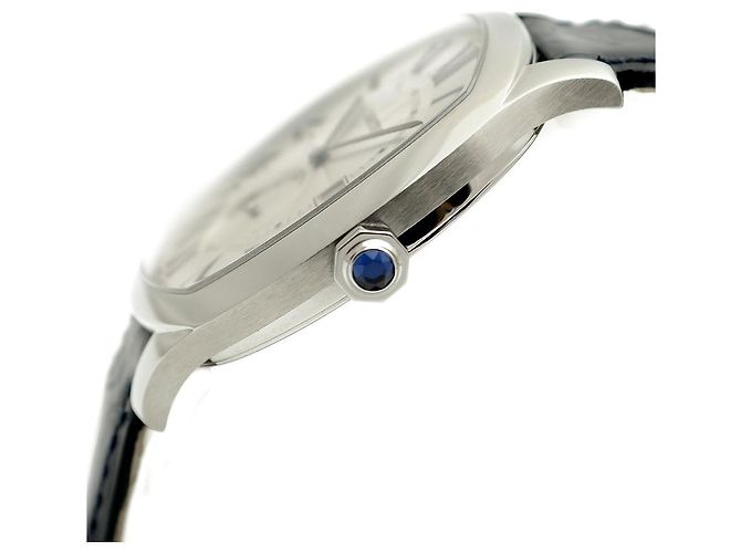 Cartier Reloj Drive Large para hombre en acero Azul - vista 9