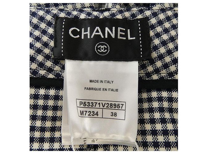 Chanel Karo-Hose Weiß - Ansicht 4
