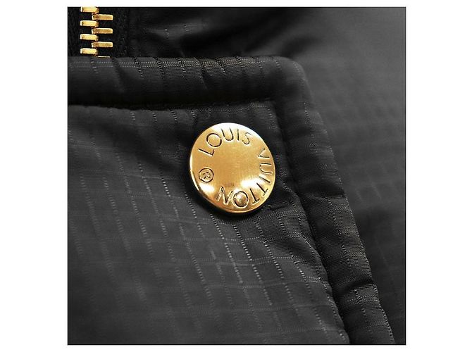 Doudoune en agneau monogramme Louis Vuitton Noir - vue 12