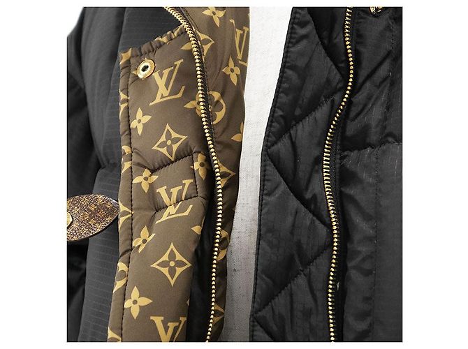 Doudoune en agneau monogramme Louis Vuitton Noir - vue 13